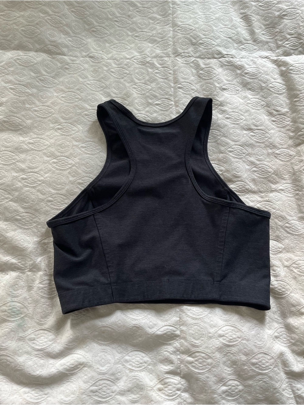 Outdoor Voices Black High-Neck Crop Tank size small - Picture 8 of 8